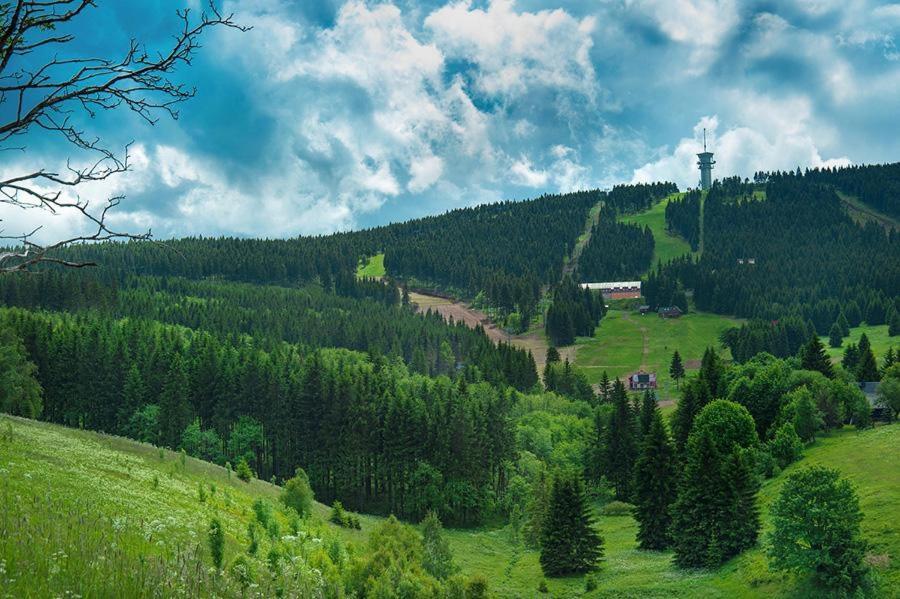 Apartman Venus S Velkou Terasou Loučná pod Klínovcem Екстериор снимка